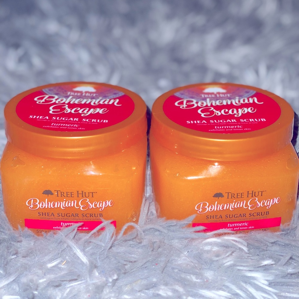 Bohemian Escape Tree Hut sugar scrub! Brand new!
